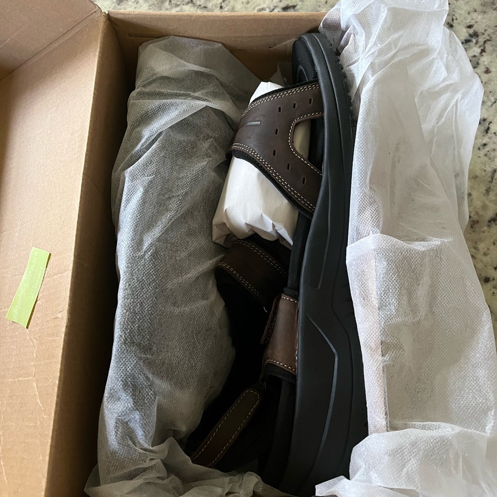 Men's Brown Leather Sandals